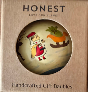 Adornos navideños hechos a mano de lujo