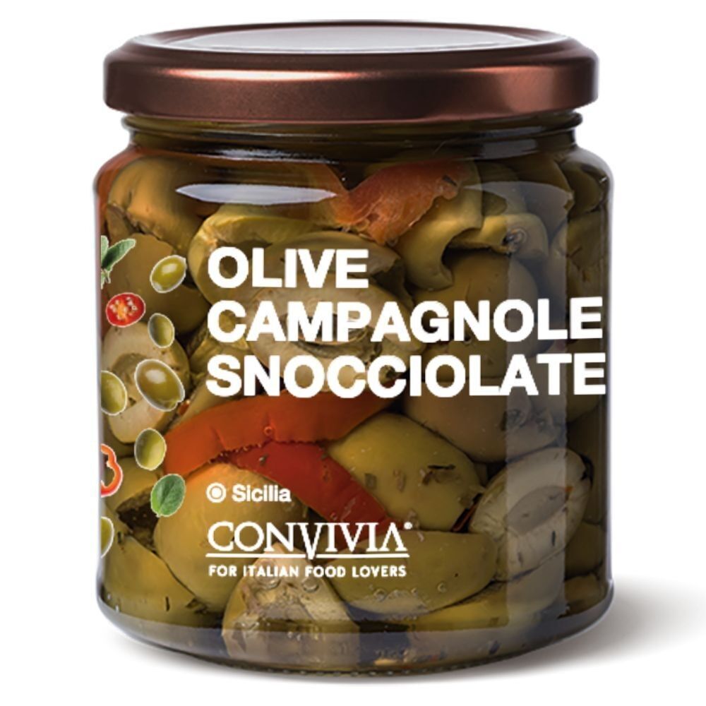 Olives de campagne dénoyautées