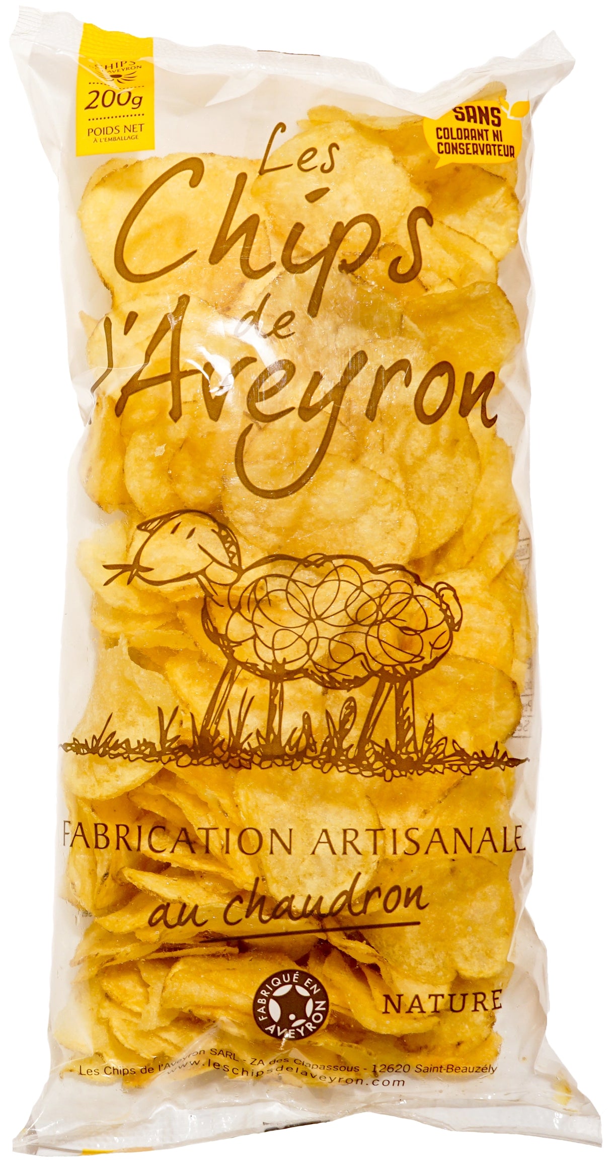 Chips artisanales Aveyron Nature