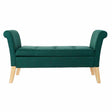 Banc en bois naturel et polyester