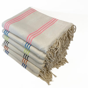 Fouta traditionnelle Calliope 100% coton