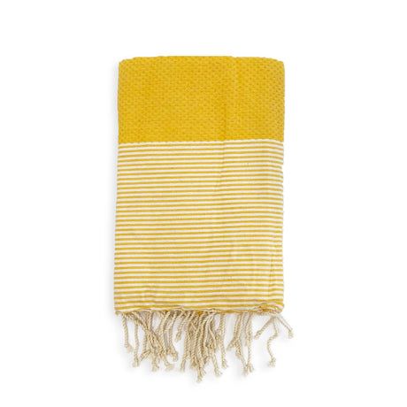 Fouta plate Nid d'Abeille "Mikanda"