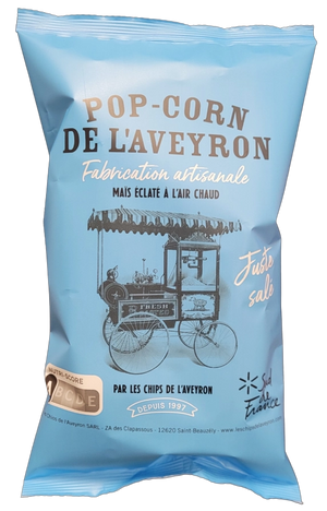 Popcorn artisanal Aveyron Salé