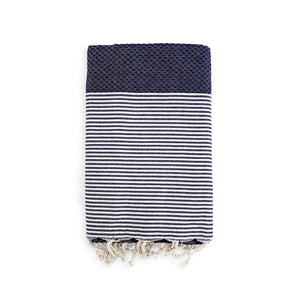 Fouta plate Nid d'Abeille "Mikanda"
